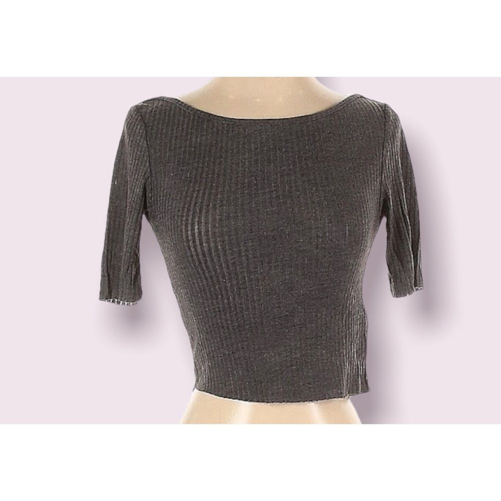 Topshop Women’s Crop Top - Gray